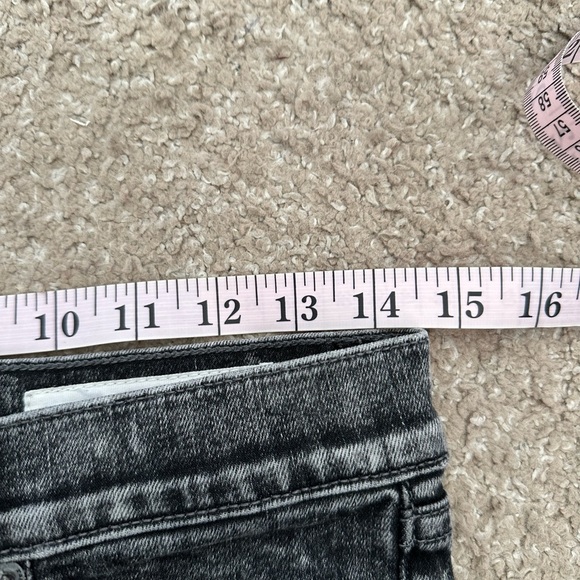 Rag & Bone Acid Black Denim Designer Standard Issue Skinny Leg Jeans size 28 EUC - Picture 8 of 9
